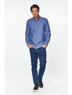 Snta Πουκάμισο με Μακρύ Μανίκι Denim Forester