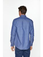 Snta Πουκάμισο με Μακρύ Μανίκι Denim Forester