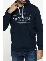 Snta Μπλούζα Φούτερ με Κουκούλα&Κέντημα SANTANA
