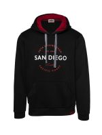 Snta Μπλούζα Φούτερ με Κουκούλα με Τύπωμα SAN DIEGO