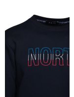 Snta Μπλούζα Φούτερ με Τύπωμα rubber NORTH