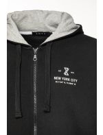 Snta Ζακέτα Φούτερ με κουκούλα&Τύπωμα SNTA NYC