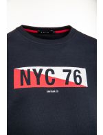 Snta Μπλούζα Φούτερ με Τύπωμα NYC 76