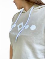 Hoodloom Μπλούζα Φούτερ Αμάνικη με Κουκούλα&Τύπωμα