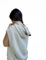 Hoodloom Μπλούζα Φούτερ Αμάνικη με Κουκούλα&Τύπωμα