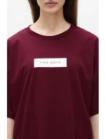 Hoodloom T-Shirt Loose Fit με Τύπωμα 5Dots