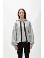 Hoodloom Μπλούζα Φούτερ με Κουκούλα&Φουσκωτά Μανίκια