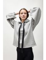 Hoodloom Μπλούζα Φούτερ με Κουκούλα&Φουσκωτά Μανίκια